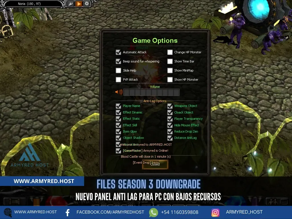 Files Season 3 Downgrade: novo painel anti lag para PCs com poucos recursos