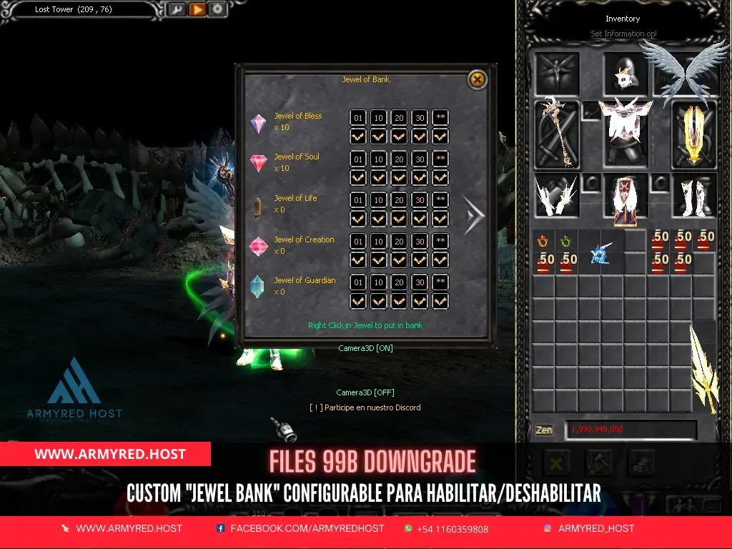 99B Downgrade files: "Jewel Bank" custom that can be enabled or disabled