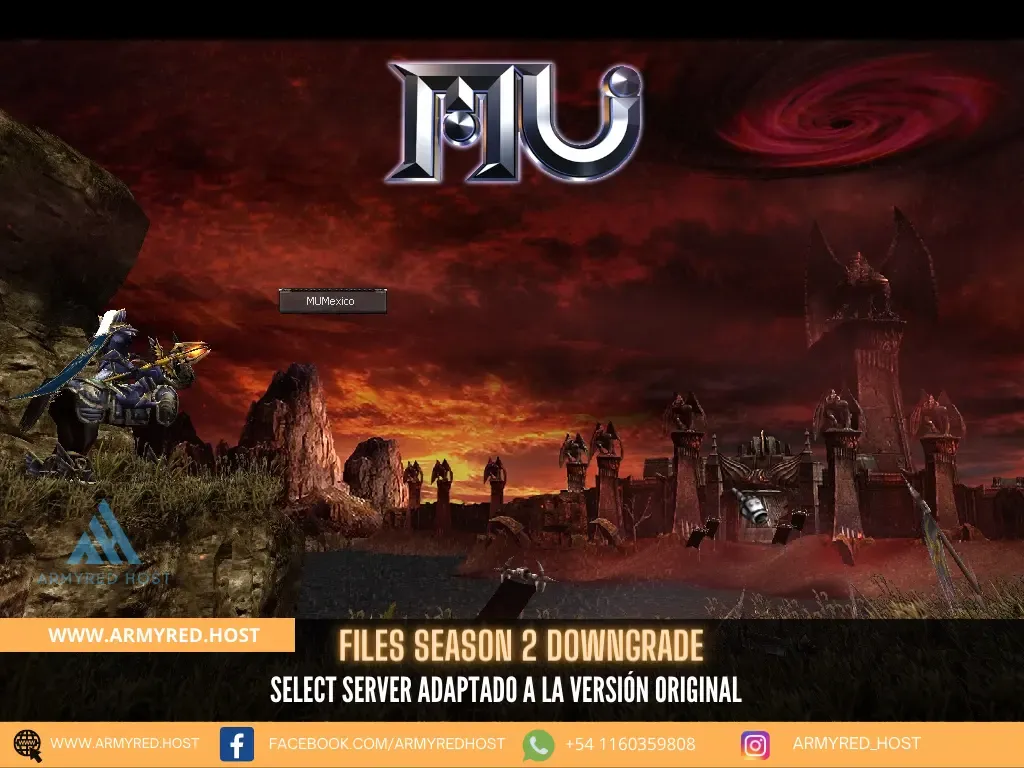 Season 2 Downgrade files: Select Server adapted to the original version